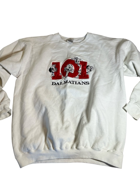 Disney Other - Disney Store White Crewneck Sweatshirt with 101 Dalmatian Graphic
XL